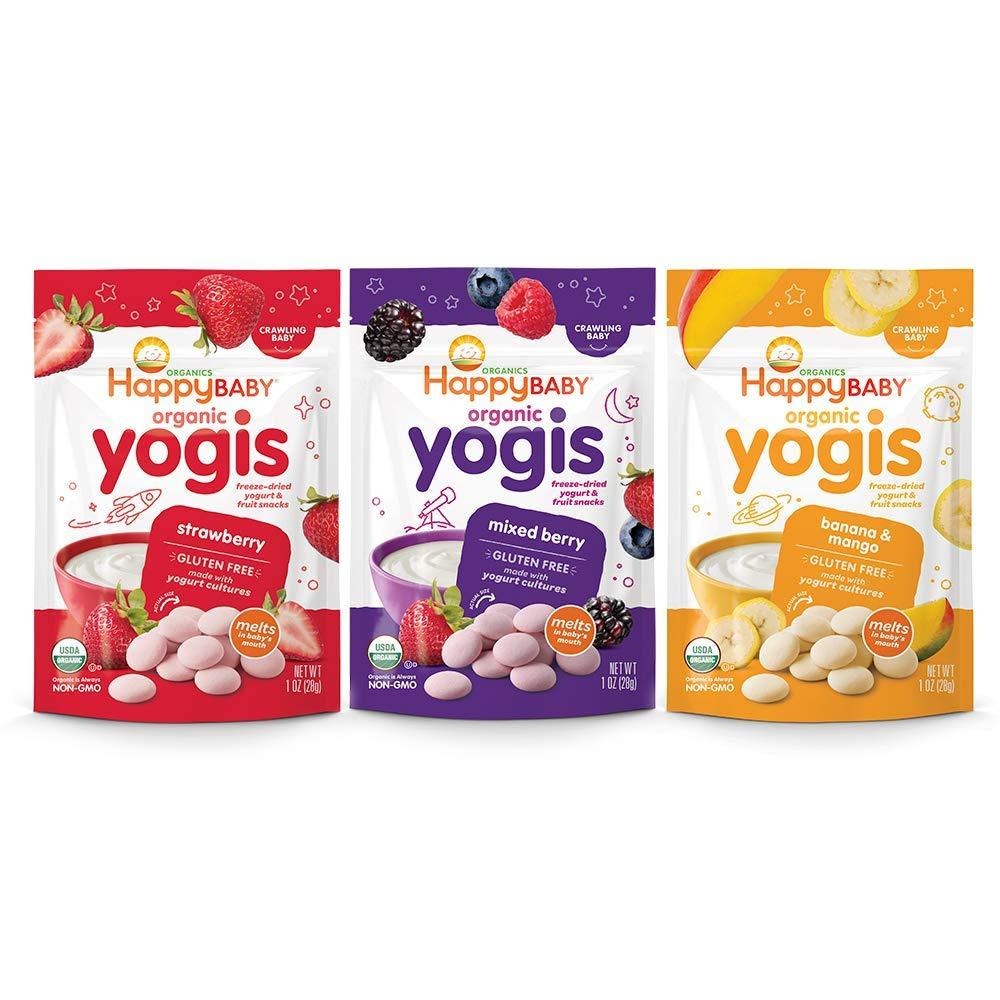 Happy Baby Organic Yogis Freeze-Dried Yogurt & Fru