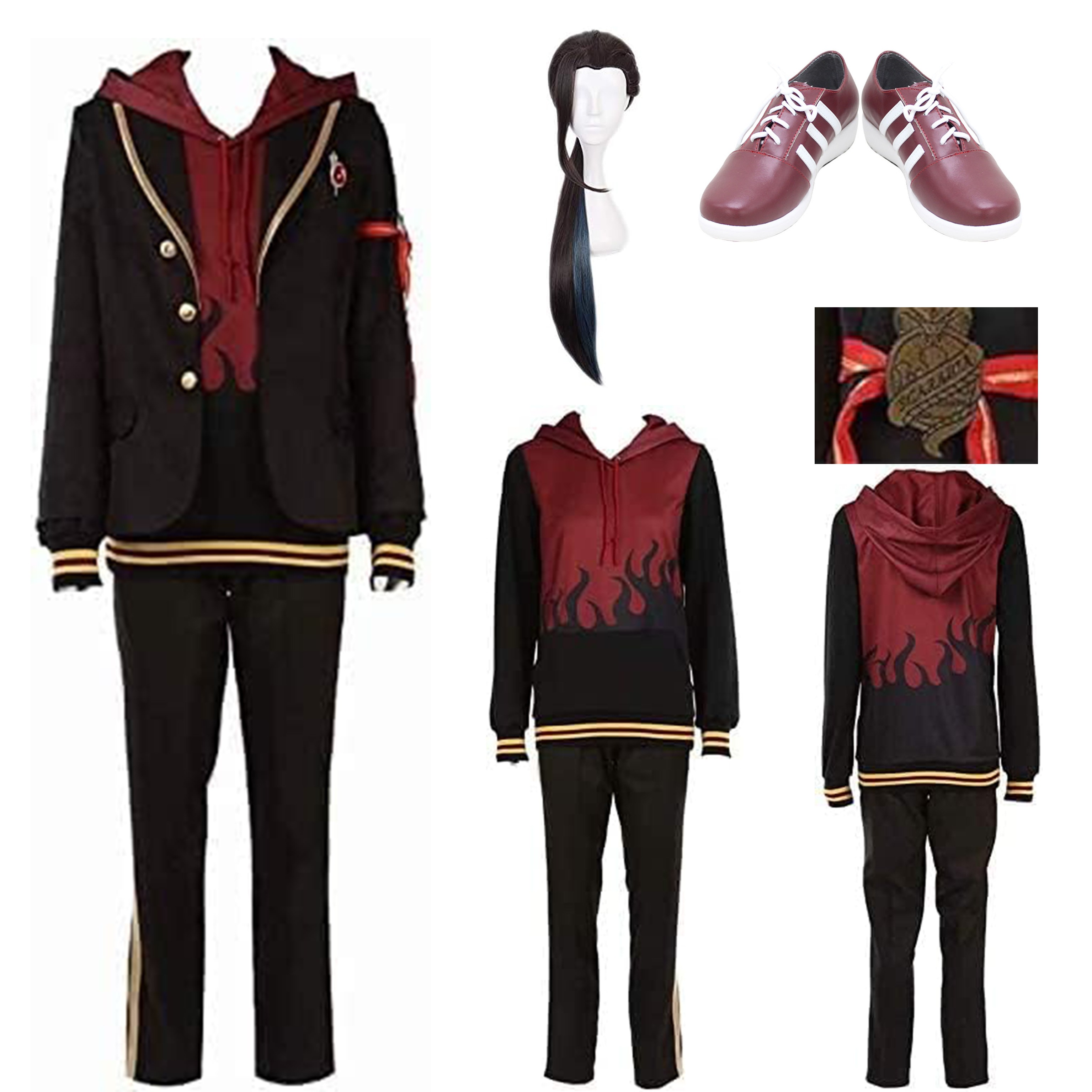 コスプレ衣装 ツイステッドワンダーランド ツイステ スカラビア寮 Jamil Viper　R/制服 ジャミル バイパー コスプレ 衣装 アニメ 仮装 ウィッグ 靴 追加可能