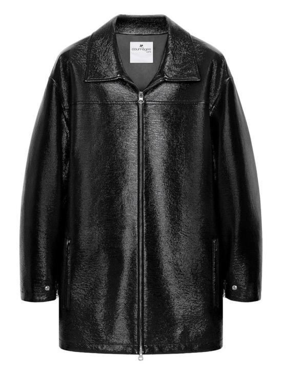 COURREGES Women Jackets 425CBL322V Y00149999 Black