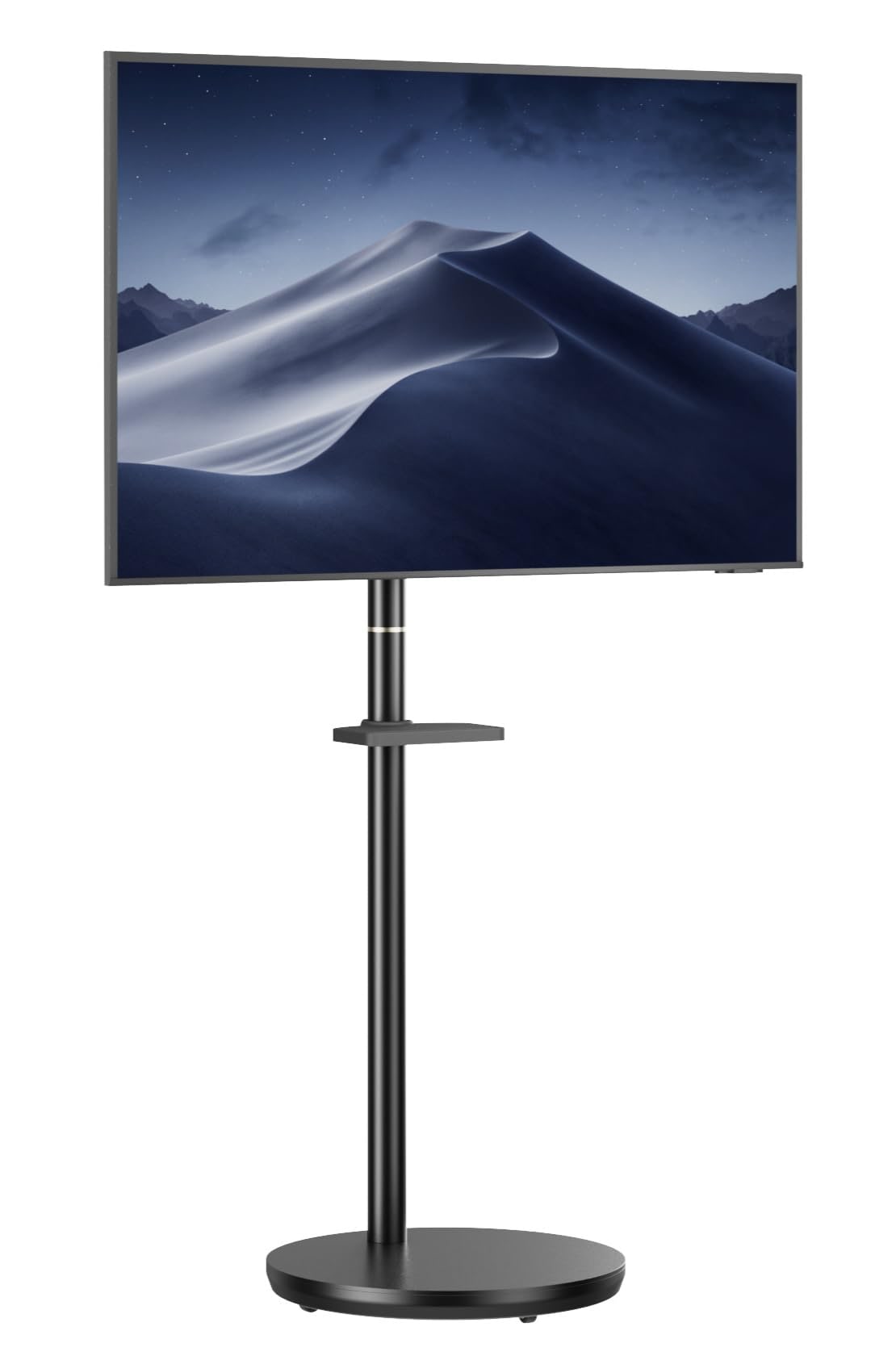 テレビスタンド 小型 テレビ台 黒 壁寄せ 移動式 キャスター付き tvスタンド 49インチ対応 耐荷重16KG VESA規格75x75/100x100/200x200/150x1 50397