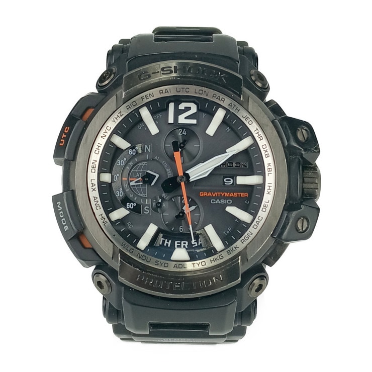 CASIO カシオ 腕時計 G-SHOCK GRAVITYMASTER Gショック グラビティマスター GPW-2000 ブラック 樹脂 SS メンズ GPS ソーラー電波【本物保証】
