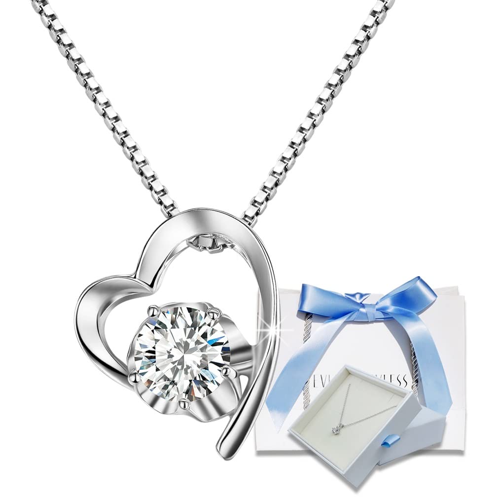 スワロフスキー レディース ネックレス ハート シルバー925 ネックレス ラッピング