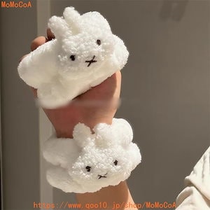 2個入り 洗顔用 リストバンド ミッフィー 可愛い 手首バンド 洗顔 袖濡れ防止 吸水 手首用 ふわふわ 洗う 化粧 メイク落とし 韓国洗顔 雑貨