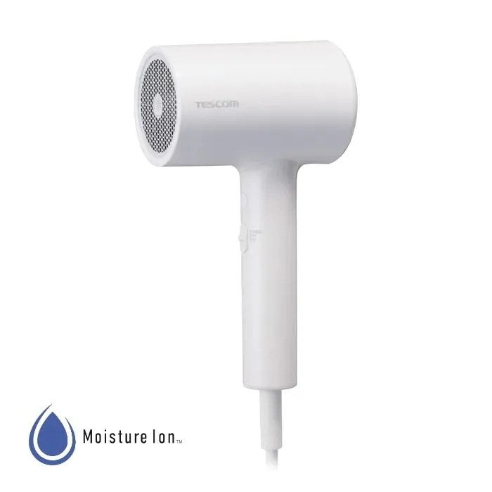 ドライヤー モイスチャーイオン ヘアドライヤー TDX300A-W ホワイト 速乾 大風量 マイナスイオン