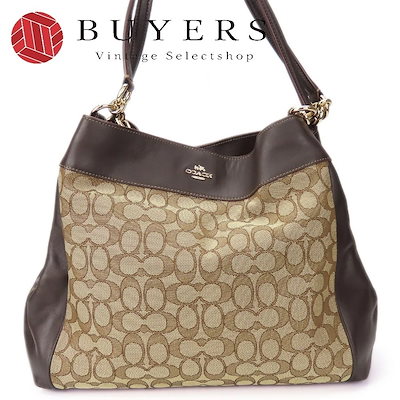 Qoo10] Coach 中古 トートバッグ F57612 シグネ