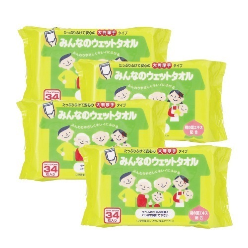 みんなのウェットタオル 1箱 24パック入