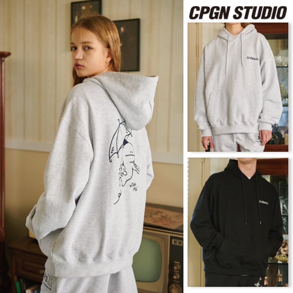 【CPGN STUDIO】 UmBRELLA Hoooly Embroidery Hood