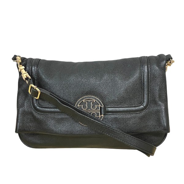 トリーバーチ レザー ブラック バッグ ショルダーバッグ レディース 【中古】