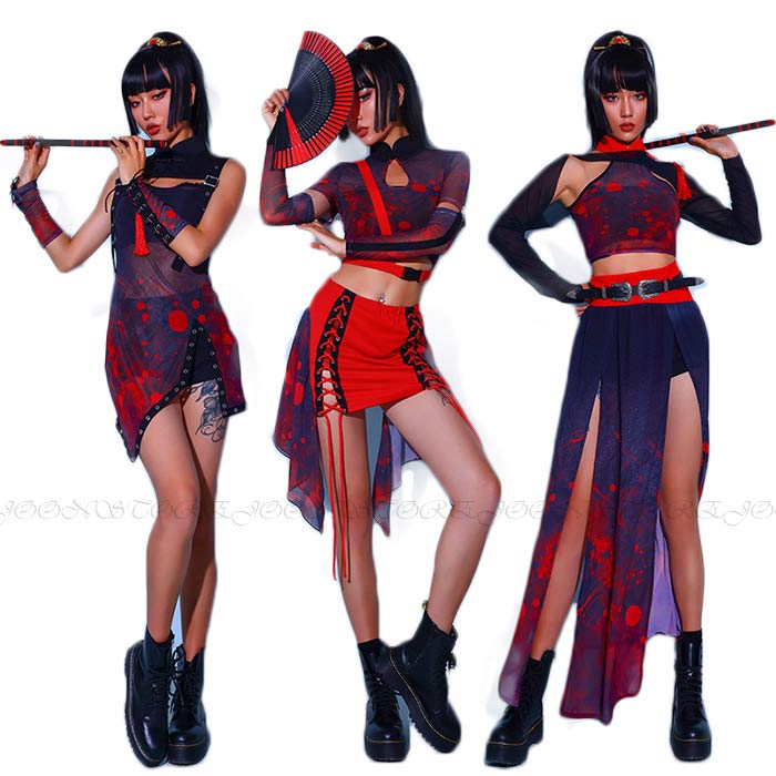 【2025限定SALE】チャイナ風 DS演出服 ダンス衣装 大人 セットアップ レディース ヒップホップ ジャズダンス 衣装 中華風 ダンスウェア ジャズダンス ジャズ ダンス衣装 ヒップホップ 大人