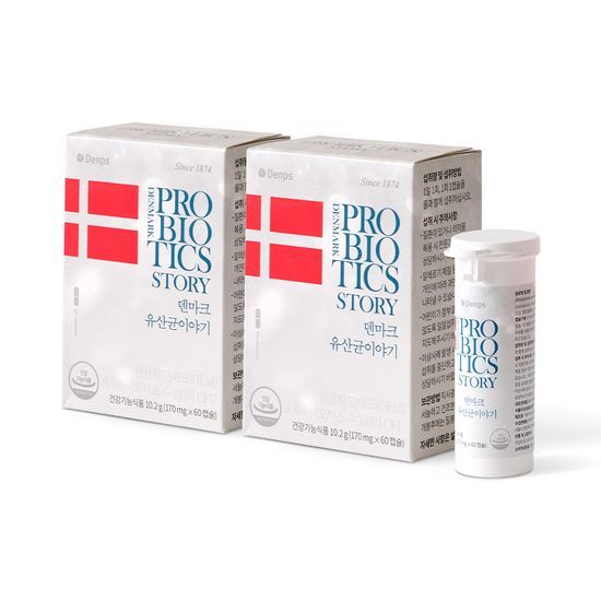 [1+1] Denps デンマークプロバイオティクスストーリ 60カプセル（2ヶ月分）