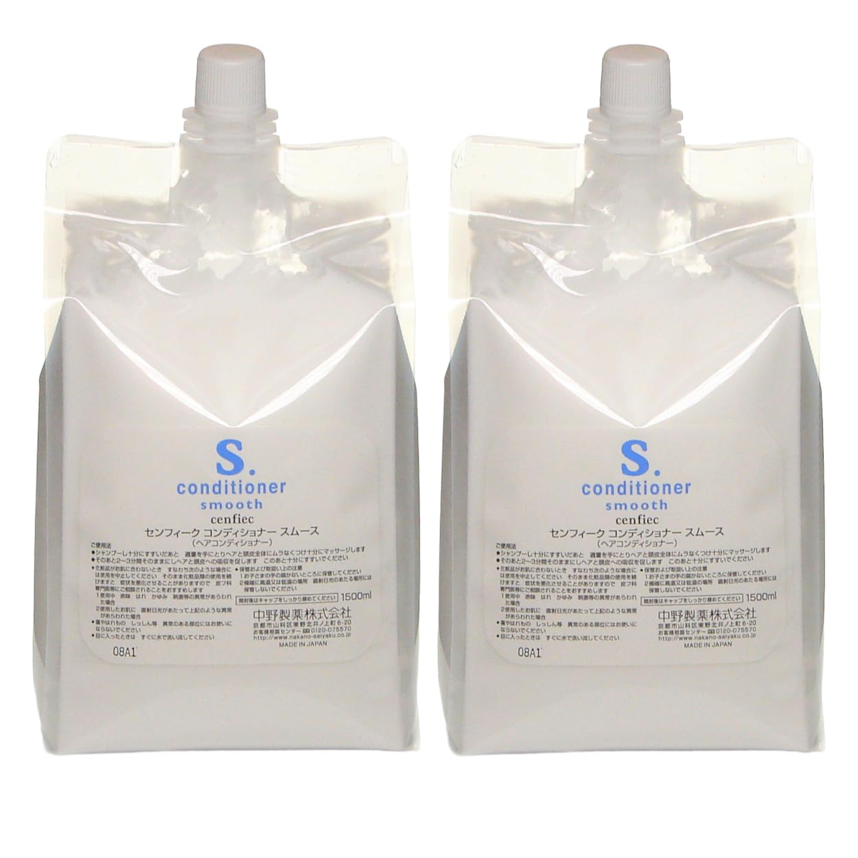 中野製薬 センフィーク コンディショナー スムース 3000ml(1500ml×2) 5,533円