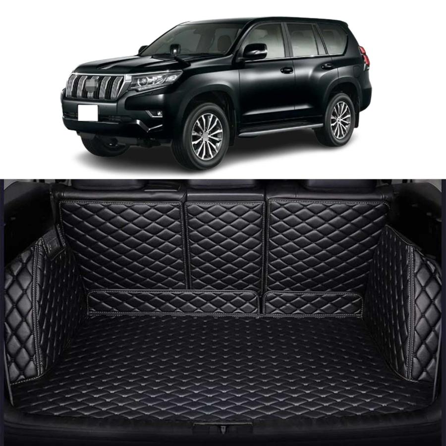 【7人乗り】トヨタ ランドクルーザー プラド 150系に適用 トランクマット 車種専用 カスタム 車のトランクマット T-O-YOTA PRADO 後期 2018年-2022年 ラゲッジマ