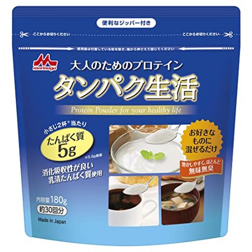 森永 大人のためのプロテイン タンパク生活 180G [ タンパク質 たんぱく質 食品 常温保存 ] 4,866円