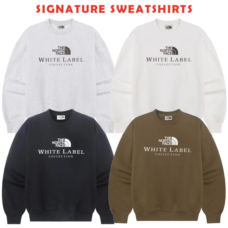 韓国正規品保証 関税負担なしNM5MR51J SIGNATURE SWEATSHIRTS デイリー 基本 着装 男子 女子 人気 韓国 ファッション 男女共用 アウトドア