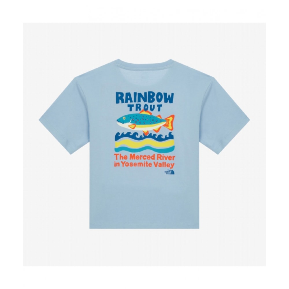 THE NORTH FACE キッズ リバー メイト 半袖 ラウンド Tシャツ NT7UR06U_LBL