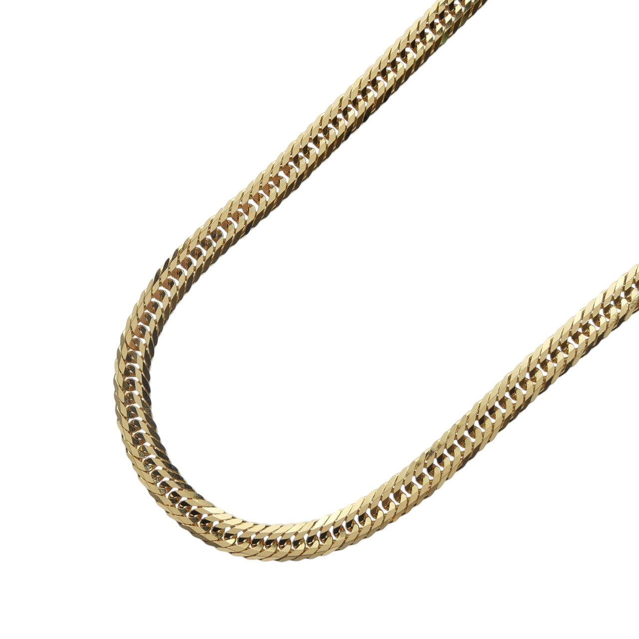 【新品】喜平ネックレス K18 18金 750 6面ダブル 50.6g 60cm 5.8mm キヘイ チェーン 金ネックレス 造幣局検定マーク 50g 50cm メンズ アクセサリー