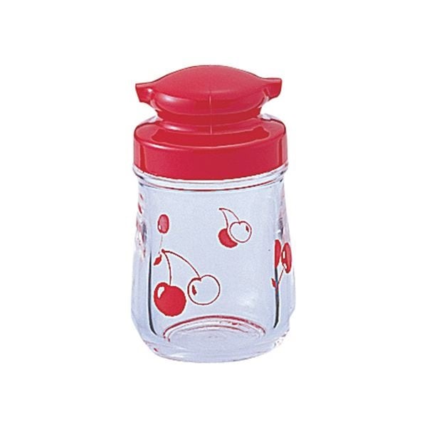60セット レトロ調 醤油差し/しょうゆ容器 レッド 6.411.2cm さくらんぼ柄 ブルーム