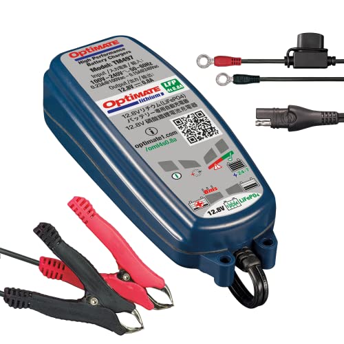 テックメイト(TecMATE)【公式】バイク用 リチウムイオンバッテリー専用充電器 Optimate
