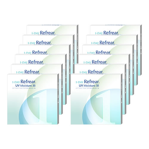 ワンデーuvモイスチャー38 30枚 (12箱)UVカット＋潤い成分配合