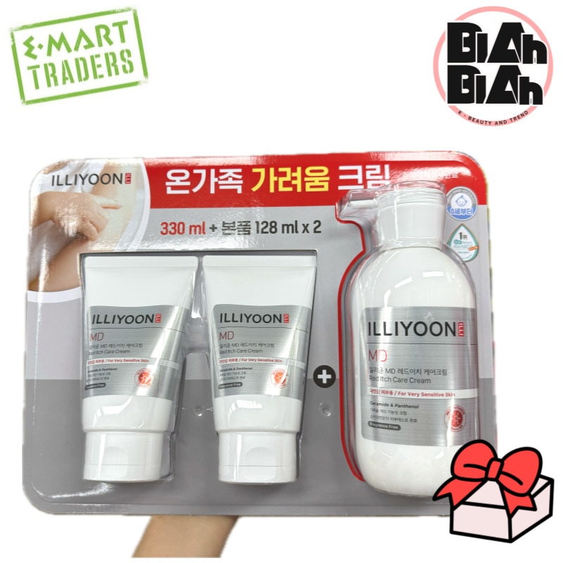 【韓国コストコ/トレーダーズ純正品 並行輸入品】 レッドイッチ ケアクリーム 330ml × 1個 + 128ml × 2個 大容量