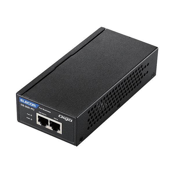 (まとめ）エレコム IEEE802.3af対応PoEインジェクター EIB-UG01-PF2 1台(×3セット) 22,420円