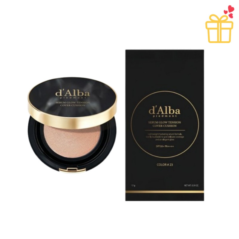 【実用 お得なクッションセット】セラムグロウテンションクッション 17g(本品)＋リフィル17g／高密着／カバー力／セミマット／崩れにくい／時短メイク/クッションファンデ-詰め替え/韓国コスメ