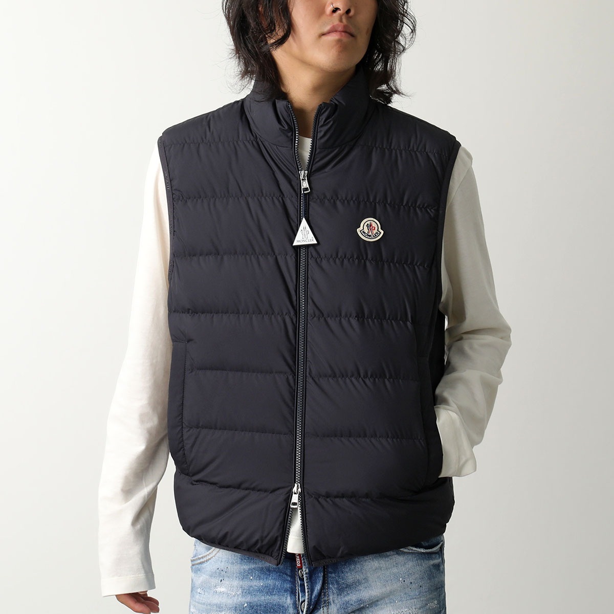 MONCLER モンクレール ダウンベスト CONTRIN コントリン 1A00136 54A81 メンズ アイコンパッチ ジレ スタンネック 778 K20911A0013654A81 89,562円