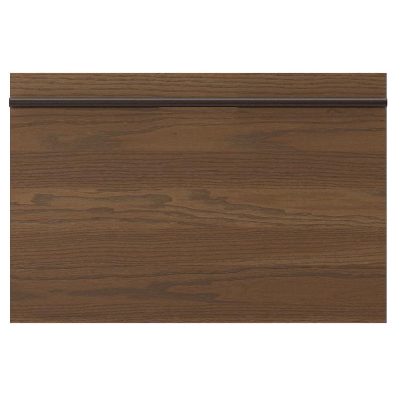 STENSTA ステーンスタ 引き出し前部 - ダークブラウン アッシュ材突き板 60x40 cm
