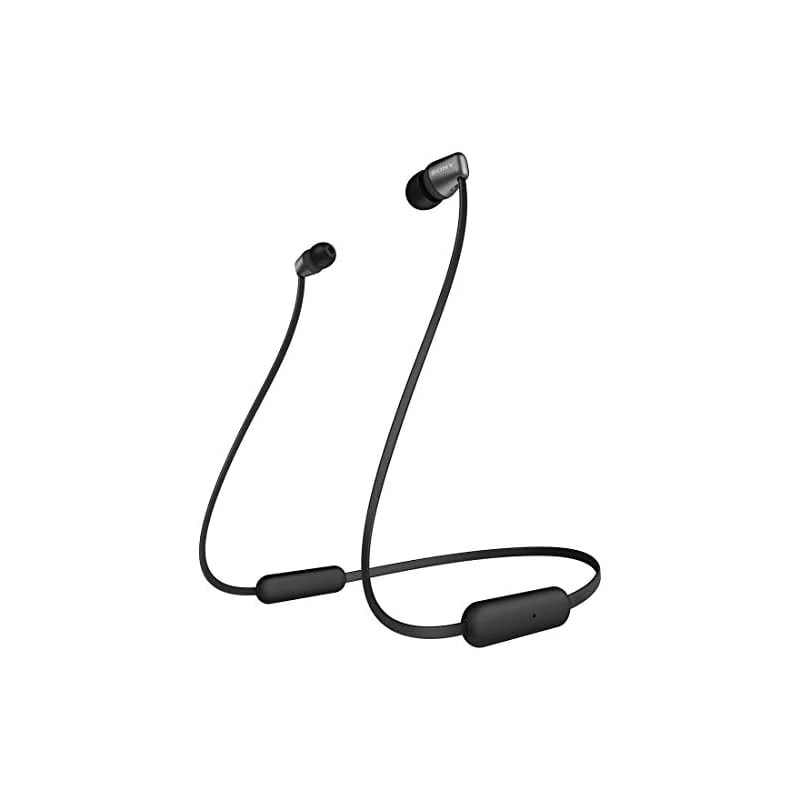 【即納】ソニー ワイヤレスイヤホン WI-C310 : Bluetooth対応/最大15時間連続再生/マイク付き フラットケーブル採用 2019年モデル ブラック WI-C310 BC