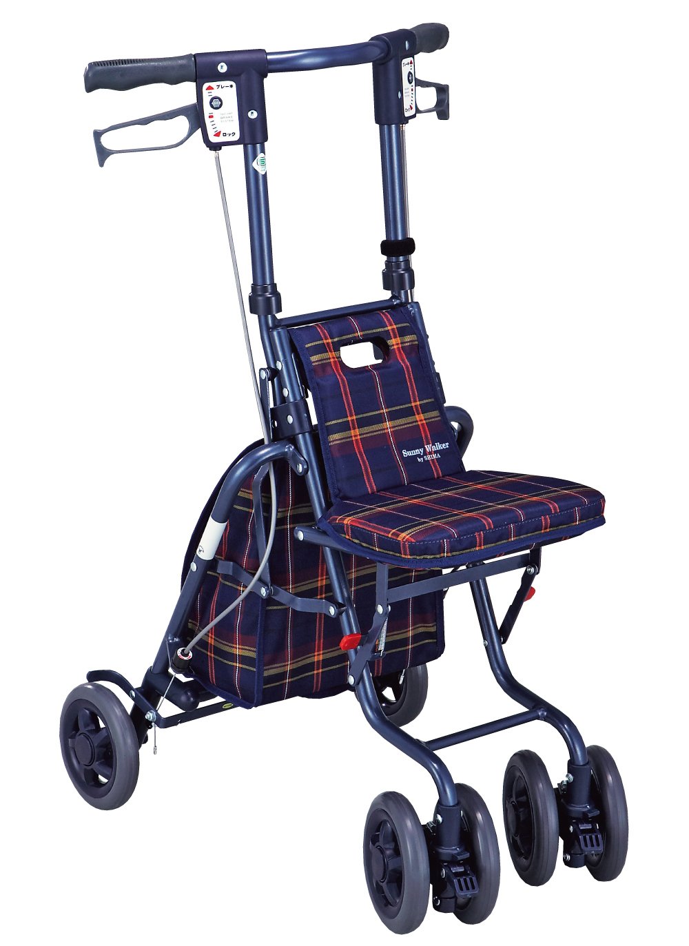 島製作所 サニーウォーカーSP (中:H92-86cm) (格子NB) 耐荷重80kg コンパクトカーシリーズ