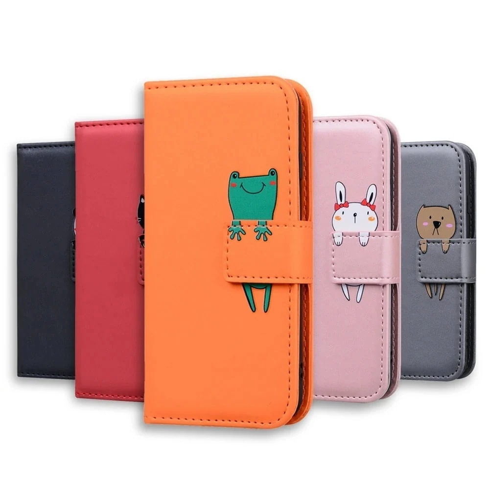 可愛い 手帳型 スマホケース iphone 14 pro カートゥーン iphone 13 アニマルパター ン 7plus/8plus カードケース 携帯ケース 財布 保護ケース