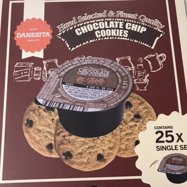 ダンケーキ チョコレートチップ クッキー シングルサーブ 댄케이크 초콜릿칩 쿠키 싱글서브