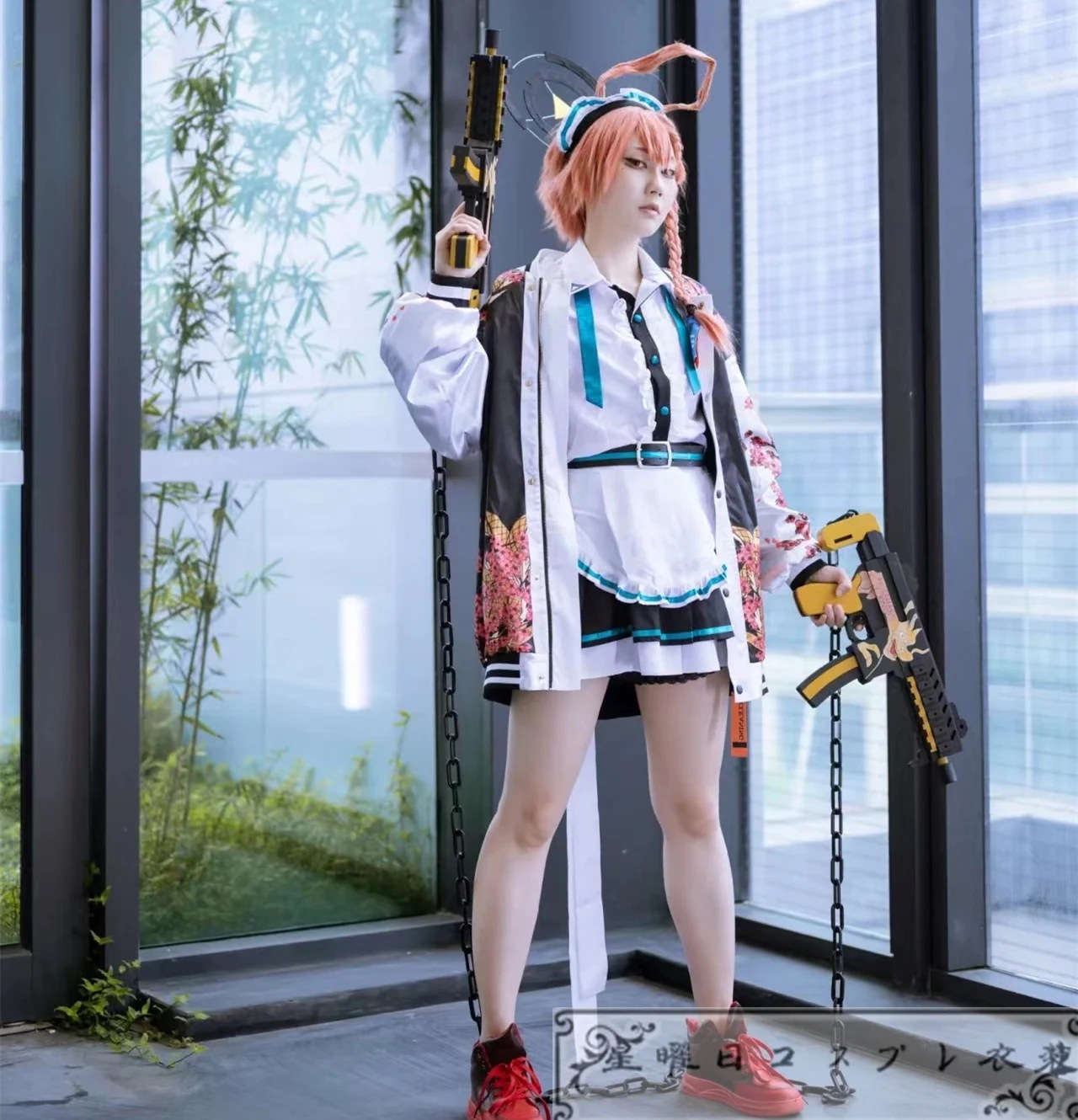 [今日は安い-出荷が早い]ブルーアーカイブ 美甘ネル コスプレ衣装 コスチューム ハロウィン 変装 仮装品質良い 店舗お勧め