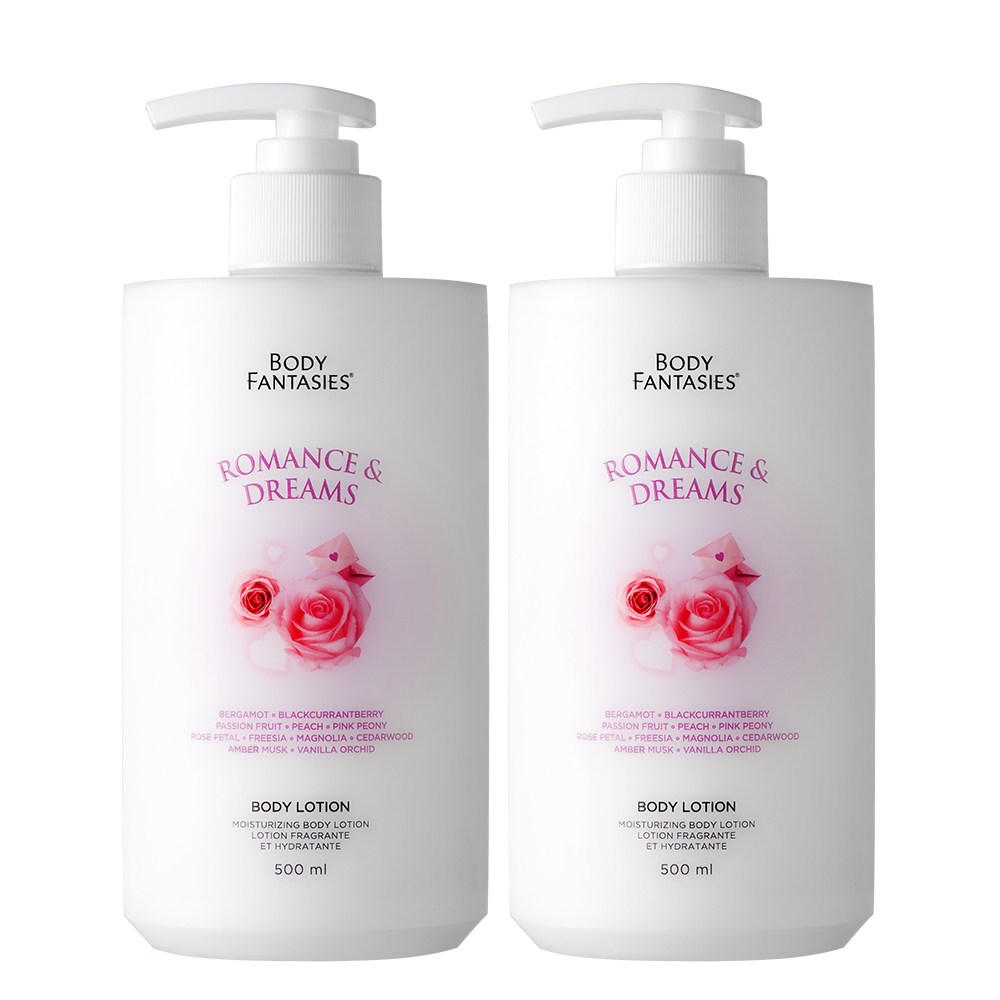 ボディファンタジーボディローションロマンス＆ドリームス500ml2個