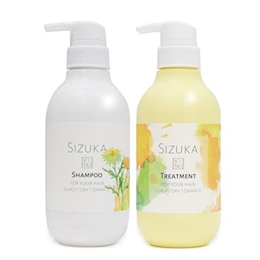 SIZUKA KINU/シズカ キヌ シャンプー&トリートメント (シャンプー 400ML & トリートメント 400G セット)