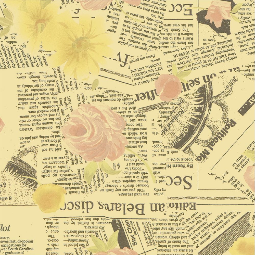 （まとめ買い）ササガワ 包装紙 花柄 タイムズフラワー 半才判 50枚入 49-1519 [x3]