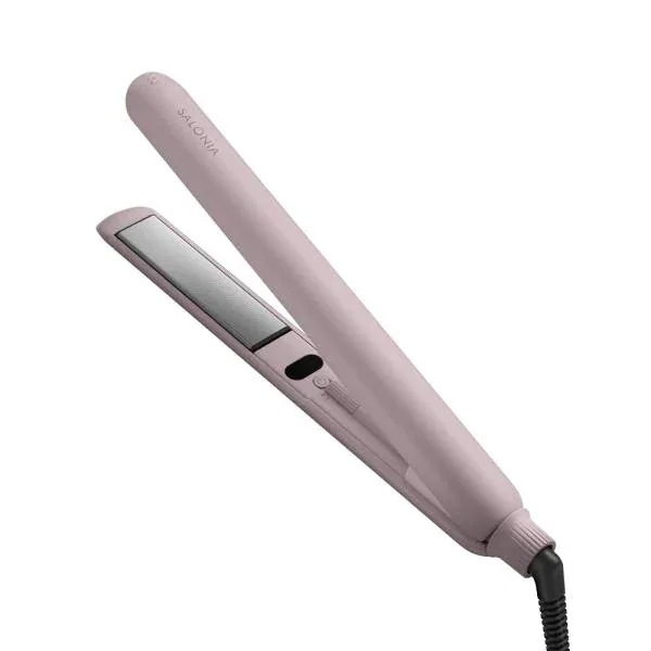サロニア ヘアアイロン ストレートヘアアイロン 24mm スムースシャイン SAL23105PK ピンク SALONIA