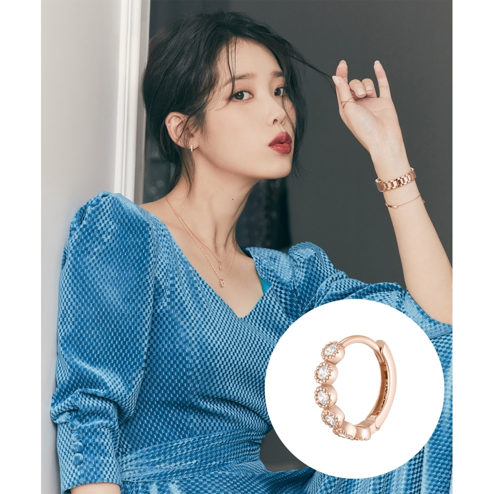 JESTINA [アイユーピック] JE E TE 14K シングルピアス (JJJTEQ1BS037R4P00)