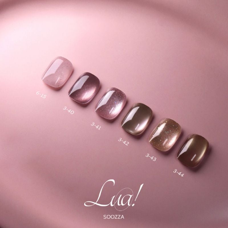 SOOZZA GEL / Lua 6 set glitter gel / magnetic gel /nail