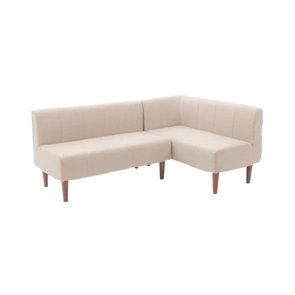 CELLUTANE ダイニングソファ 2点セット ダリアンベージュ 日本製 右コーナー+二人掛け ポケットコイル 四人掛け A1056p-W-560BE A1056p-RC-560BE メーカー直送 29,978円