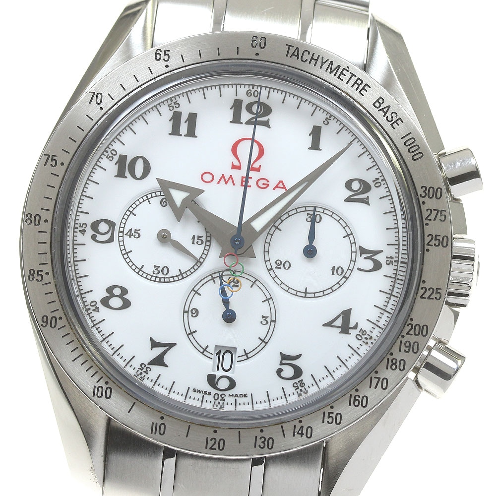 ジャンク オメガ OMEGA 321.10.42.50.04.001 スピードマスター ブロードアロー オリンピック AT メンズ 箱・保証書付き_827780【中古】