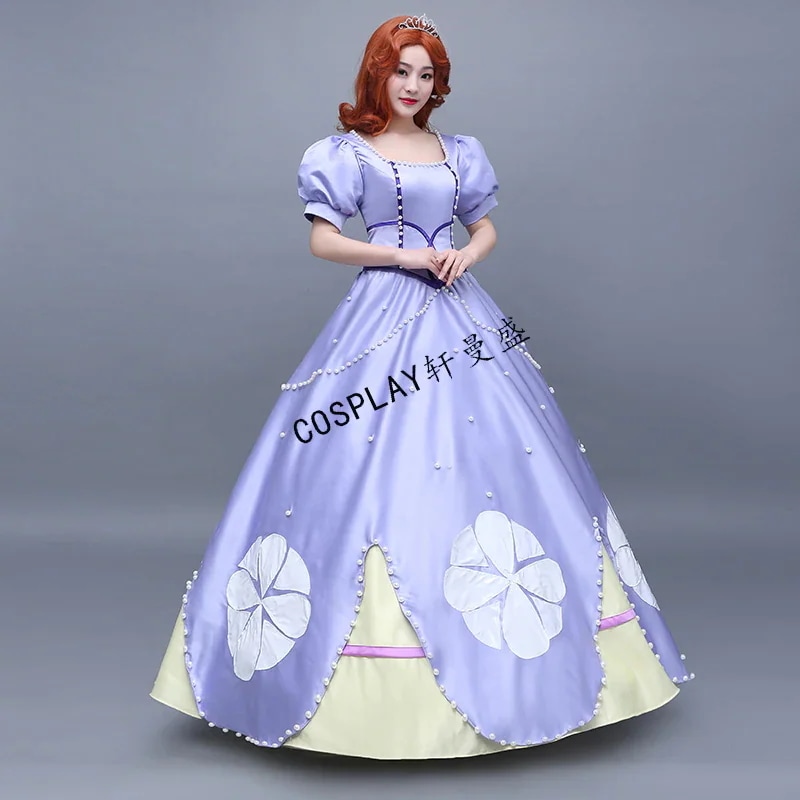 女性用 プリンセス ワンピース コスプレ衣装 レディース 大人 キャラクター コス パーティードレス 仮装 ロング ロングドレス ハロウィーン ハロウイン クリスマス 結婚式　イベント パーティMTE