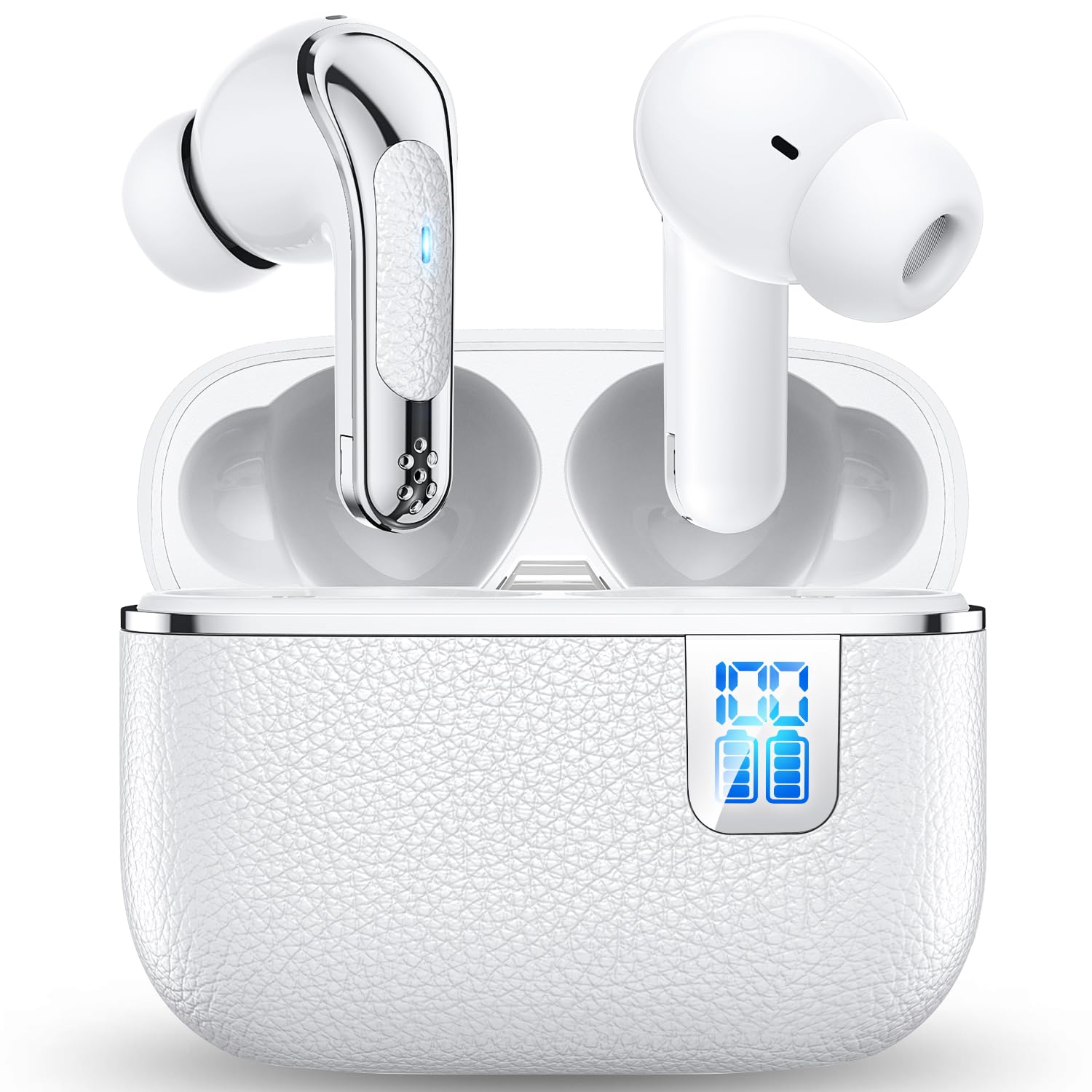 ワイヤレスイヤホン 【2025新登場・没入音質＆超快適設計】 イヤホン bluetooth ノイズキャンセリング 60H 長時間再生 防水 iphone イヤフォン ぶるーとゅーす 重低音 カナル型