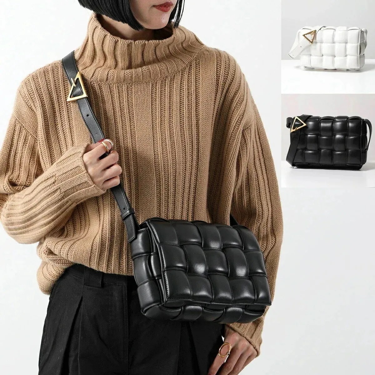 BOTTEGA VENETA ボッテガヴェネタ ショルダーバッグ パデッド カセット 591970 VCQR1 レディース クロスボディバッグ レザー 鞄 カラ