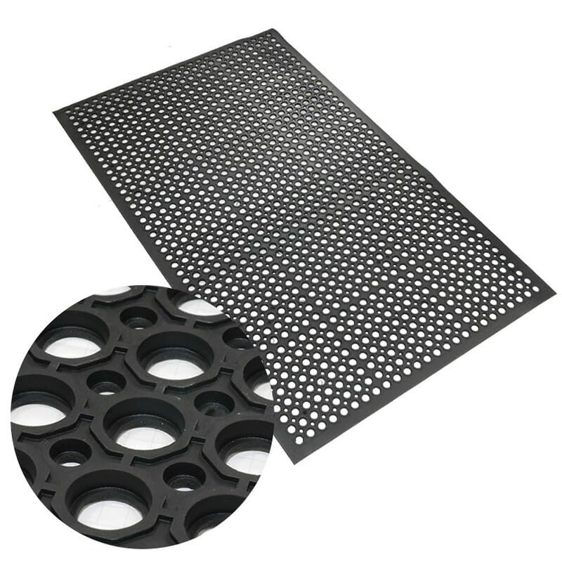 ビバホーム スベリ止め穴開 ゴム マット約1200x2000x12ミリ