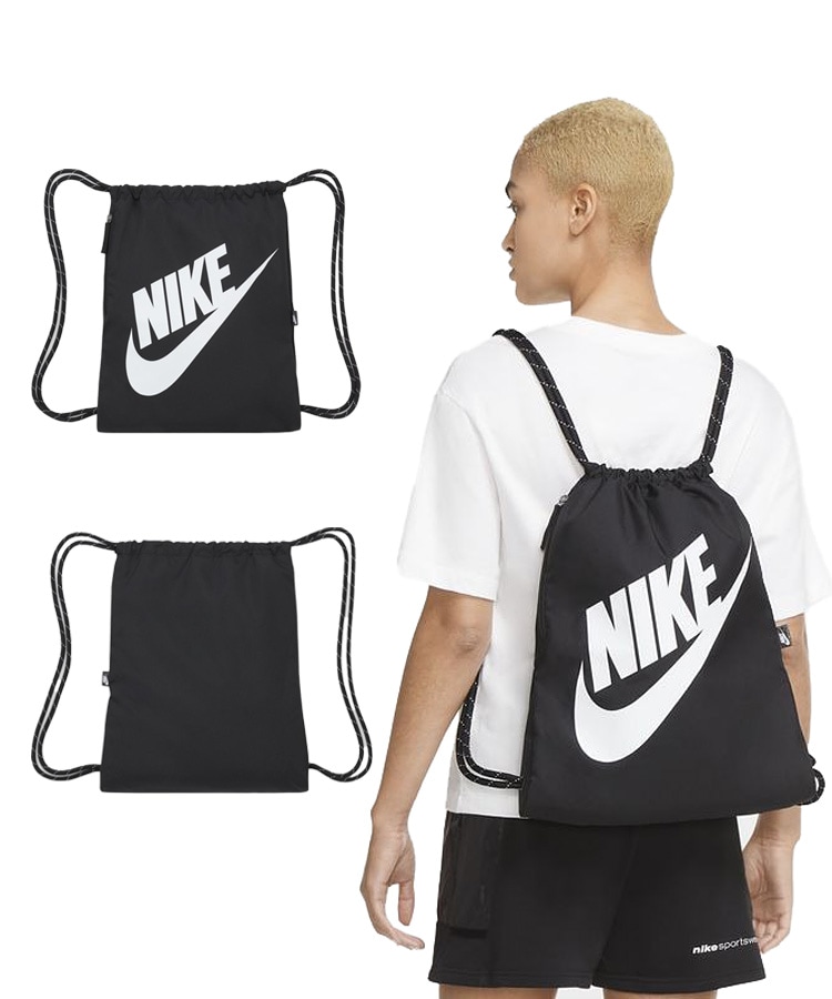 新品 Nike ナイキ ヘリテージ ジムバッグ 大サイズ ブラック×レッド