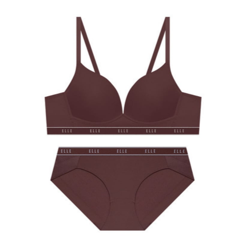 ニュー エアロクール コンフォートフィット ノーワイヤ ブラ パンツ セット - ワイン 80C 100 8,112円
