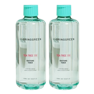 ティーツリーCICAスーディングトナー, 500ml, 2個