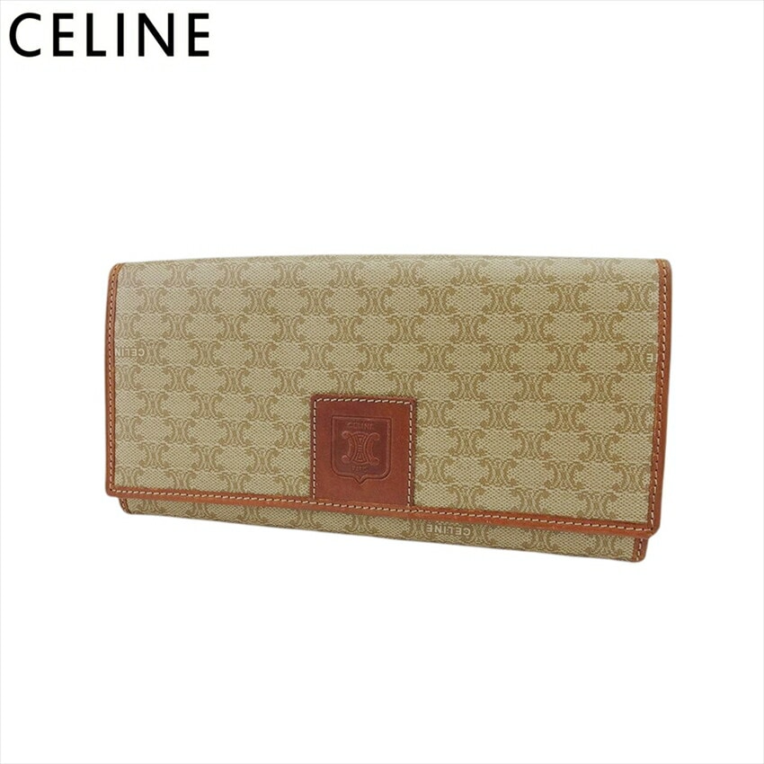セリーヌ がま口 財布 長財布 マカダム マカダム CELINE 中古 27,704円