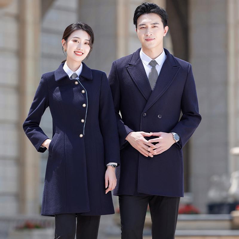 秋服 レディース ファッション オシャレ カワイイ シンプル 大人カワイイ 大きいサイズ 黒 ウール コート 服 ハイエンド エグゼクティブ ビジネス フォーマル ウェア